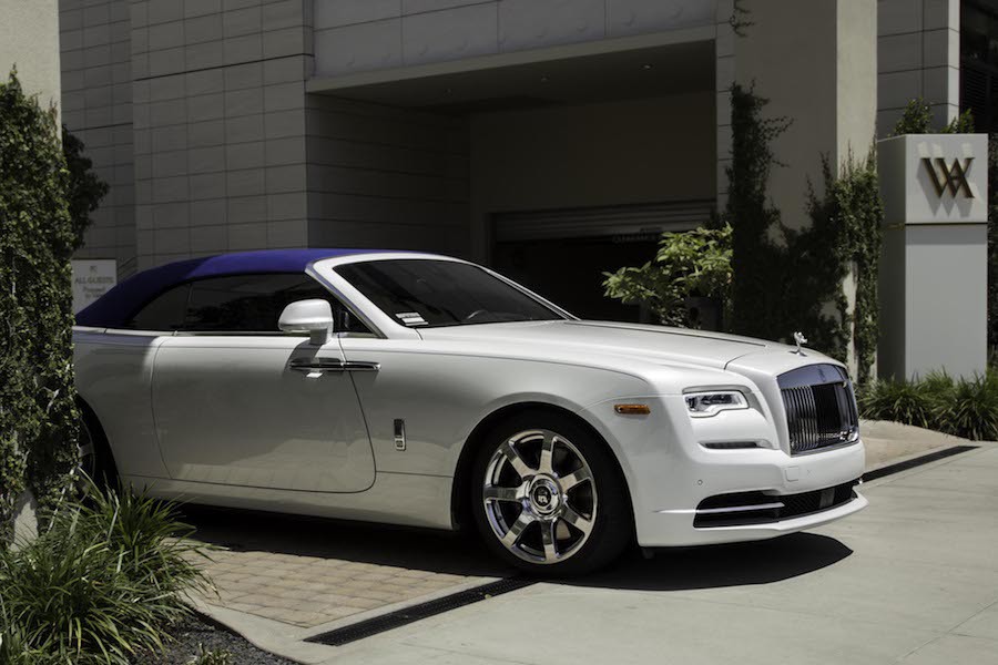 White Rolls Royce Dawn Rental Los Angeles Rent Rolls Royce Dawn LA